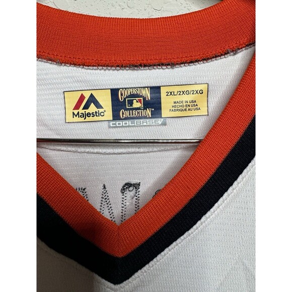 Houston Astros Majestic Cooperstown Size 2XL Bagwell - Small Mark Shown In Pics - Picture 4 of 5